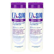 EZ Spa front packaging showing 2 lb total care and easy weekly treatment benefit