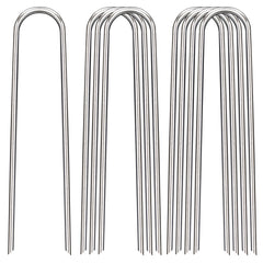 FAAYUCK front packaging showing 8-inch galvanized staples and pack size