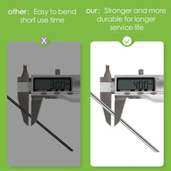 FAAYUCK staple beside ruler showing 8-inch length and scale