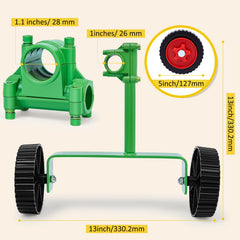 Fabbay close-up of wheel tread and metal bracket for durability benefit