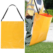 Faccito front view of yellow bag showing capacity and bright color benefit