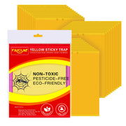 Faicuk front packaging of 30 yellow sticky traps showing quantity and size
