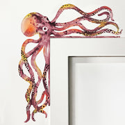 FairySandy octopus front view showing vibrant pink orange finish and cheerful focal point