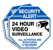 Faittoo front-facing sign showing clear security warning for deterrence