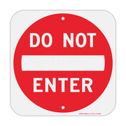 Faittoo front view of Do Not Enter sign showing clear message and benefit