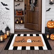 Fallovea front entry staged with doormat set showing welcoming benefit