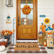 Fallovea front packaging showing Hello Fall coco coir benefit durable welcome