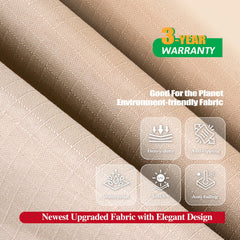 F&J Outdoors heat-taped seam detail preventing water seepage