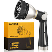 FANHAO front view metal hose nozzle showing durable build and reliability
