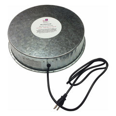 Farm Innovators HP-125 front view showing compact heated base benefit warmth control
