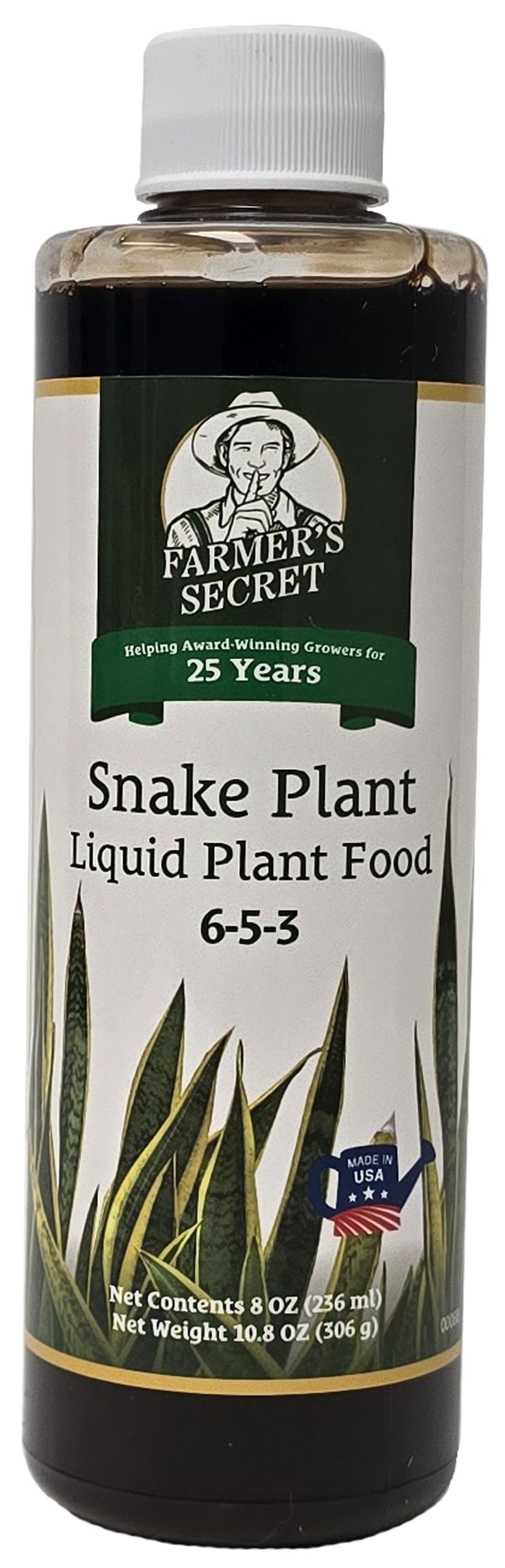 Farmer's Secret front bottle view showing product and clear benefits