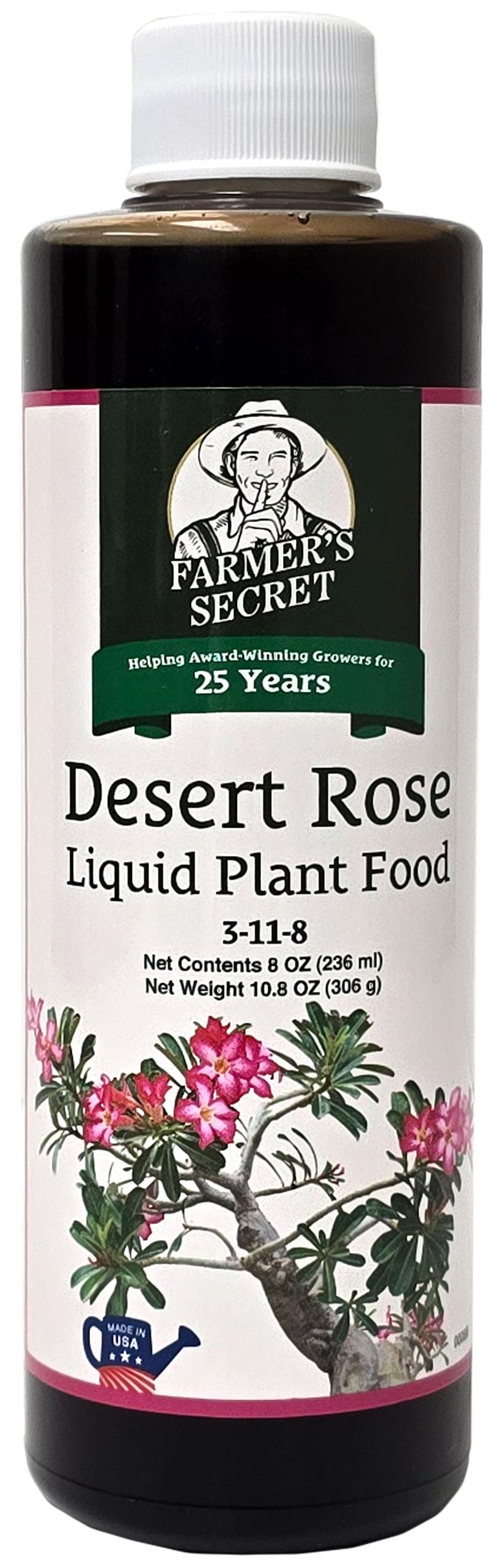 Farmer's Secret front label showing product name and benefits