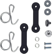 fascinatte front view of two latch straps showing fit and mounting benefit
