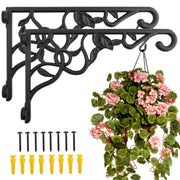 Fashion&cool front view of both brackets showing finish and shape for durable support