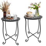 Fashion&cool front view showing compact round table and modern design benefit