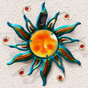 Fashionoda sun face front view showing decorative metalwork and glow