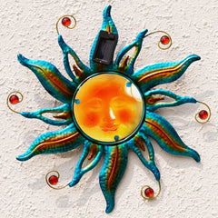 Fashionoda sun face front view showing decorative metalwork and glow
