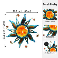 Fashionoda sun face label and solar panel view showing charging feature