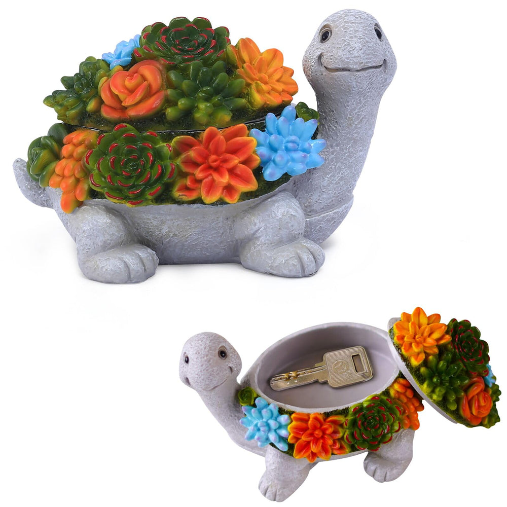 Fashionoda turtle front view shows decorative appeal and hides keys
