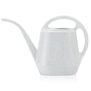 Fasmov front view of gray white watering can showing shape and capacity benefit