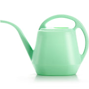 Fasmov front view pine green watering can showing compact shape and portability