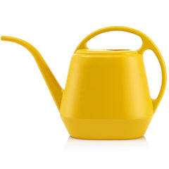 Fasmov yellow watering can front view showing compact shape and bright color benefit
