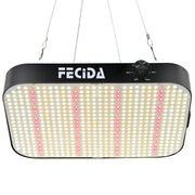FECiDA front view showing compact fixture useful for small tents