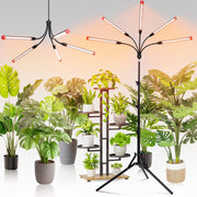 FECiDA front view of full stand grow light showing modern design and strong illumination