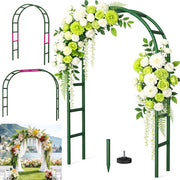 Fecita arch front view showing sturdy metal frame and elegant silhouette