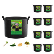 FEED GARDEN front view of 8-pack grow bags showing size and packaging benefit