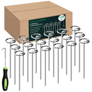 FEED GARDEN front pack showing 120 galvanized staples and contents benefit durability