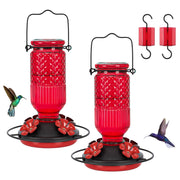 FEED GARDEN front view showing glass feeder and elegant shape for clear nectar visibility