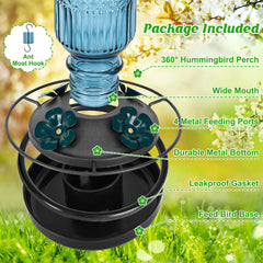 FEED GARDEN wide-mouth glass bottle detail for easy filling and cleaning