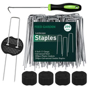 FEED GARDEN front pack of 200 staples showing kit contents and quantity benefit