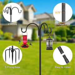 FEED GARDEN close-up of triple hook head demonstrating secure hang points