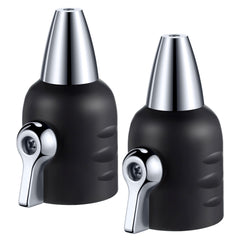 Feekoon front view of nozzle showing jet tip and compact design benefit