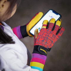 FEISHDEK fingertip touching phone demonstrating touchscreen convenience