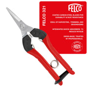 FELCO F321 front view showing handles and overall shape for reliable control