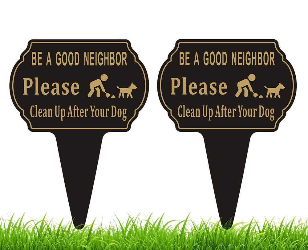 Felexdo front view sign in lawn showing clear message and improved curb appeal