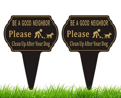 Felexdo front view sign in lawn showing clear message and improved curb appeal