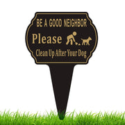 Felexdo front view sign showing clear message and polished finish for curb appeal