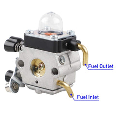 Ferilter carburetor installed on a STIHL trimmer demonstrating quick repair benefit