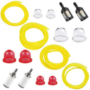 Ferilter kit front layout showing hoses filters primer bulb, reliable replacements