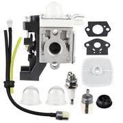 Ferilter SRM 225 carburetor front view showing mounting points and fitment benefit