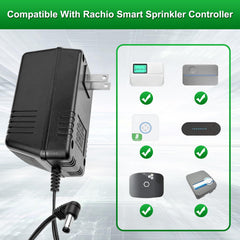 Fesasn side label with voltage and current specs for correct compatibility