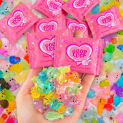 FEXIA front packaging showing bulk blind bags and variety — great for parties