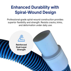 FibroPool molded cuff close-up highlighting reinforced ends for durable seals