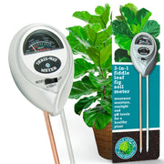 Fiddle Leaf Fig Health Meter front view showing controls and benefit accuracy