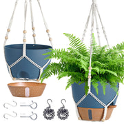Fielda front view of both hanging planters showing clean modern look and utility