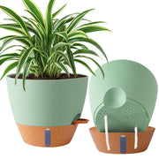 Fielda front view of 10 inch planter showing clean silhouette and versatility
